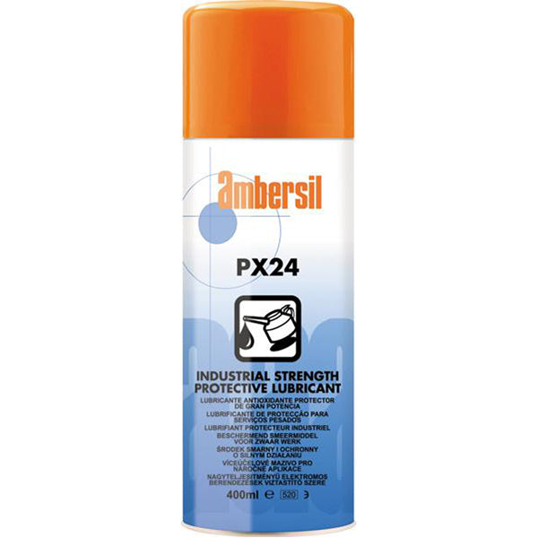 AMBERSIL AMBERSIL PX?24 Industrial Maintenance Spray - 400ml Aerosol, NATO Spec, Corrosion Inhibitor Qty 1