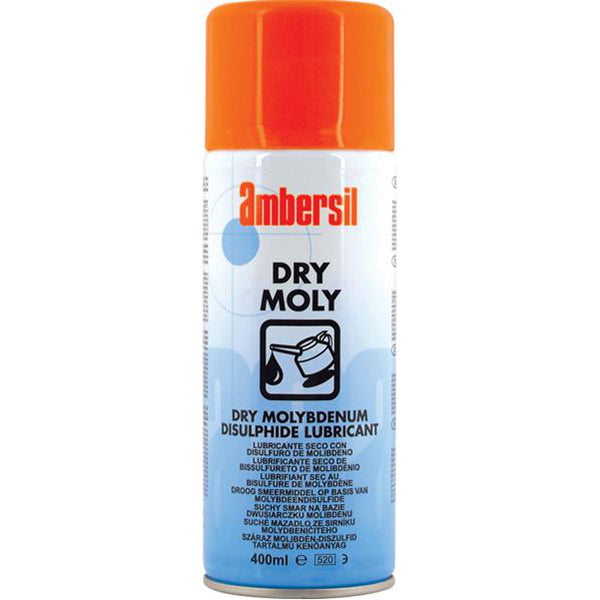 AMBERSIL AMBERSIL Dry Moly Spray - 400ml Aerosol, MoS? Dry Film Lubricant Qty 1