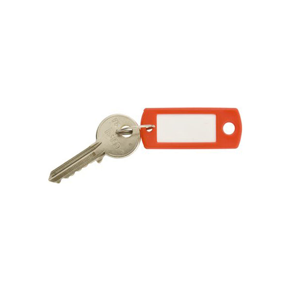 Key Ring Indicators - Assorted Pack of 48 Pieces, 8 Colours (Black, Blue, Green, Pink, Purple, Red, Yellow) Qty 1