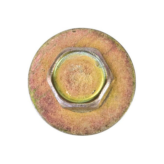Sheet Metal Screws - Captive Washer, No. 14 x 1/2" (6.3 x 13mm), Zinc Plated Steel, DIN 7976 Pack of 100