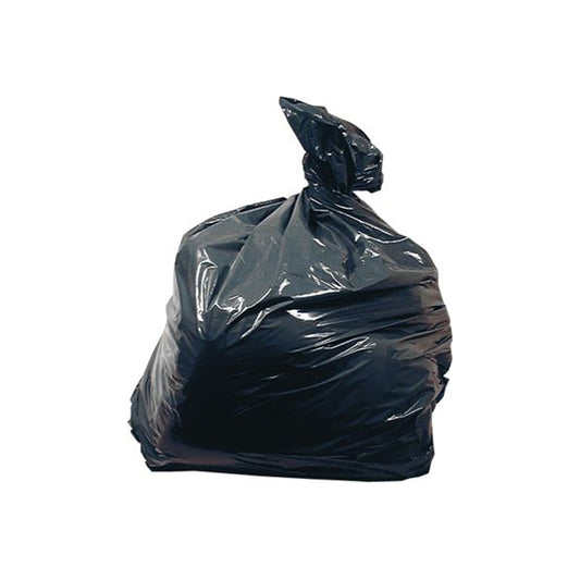 Black Refuse Sacks - 16" x 29" x 34", 120 Gauge / 30.5 Micron, General Refuse Pack of 100