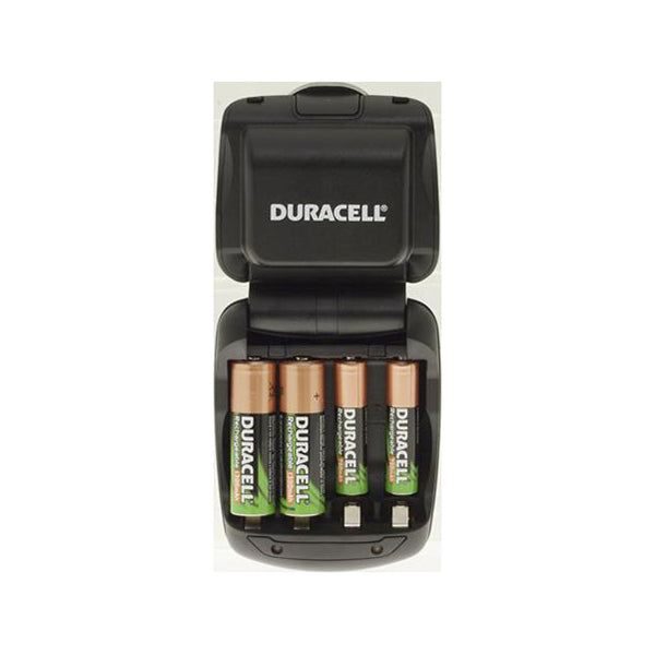 Duracell 45?Minute Charger With 2 xAA (1300mAh) & 2 xAAA (750mAh) NiMH Batteries Qty 1 Set