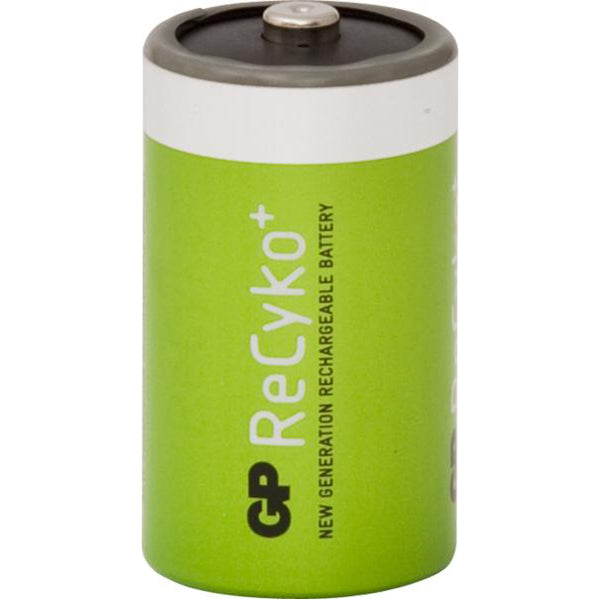 GP ReCyko+ Rechargeable Battery - Size D, 5700mAh, 1.2V NiMH, Pre?Charged, Long Retention Pack of 2