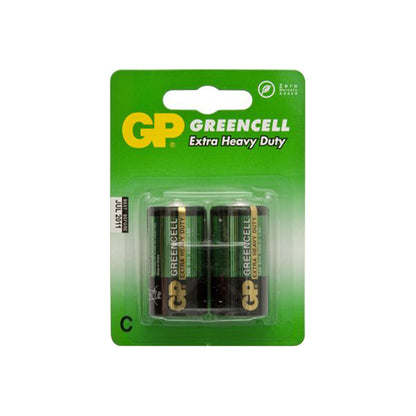 GP Extra Heavy Duty Battery - Size C (14G), 1.5V (HP11, R14S) Qty 10 x 2