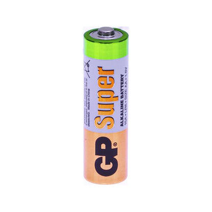 GP Super Alkaline Battery - Size AA, 1.5V (MN1500, LR6) Box of 20 x 2