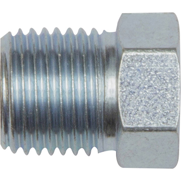 Brake Nut Connector 7/16" UNF x 24 TPI - 15.5mm Length, Male Imperial Pack of 50