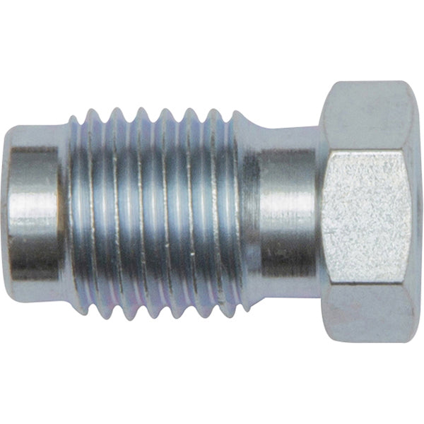 Brake Nut Connector 7/16" UNF x 20 TPI - 21.5mm Length, Male Imperial Pack of 50