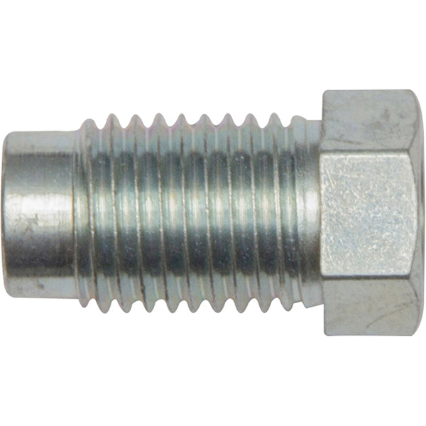 Brake Nut Connector 7/16" UNF x 20 TPI - 23mm Length, Male Imperial Pack of 25