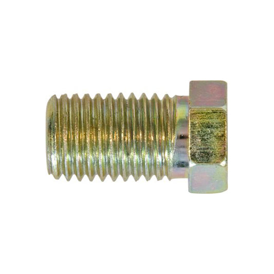Brake Nut M10 x 1.25 - 19.6mm Length, Full Thread Male, For 3/16" Pipe Pack of 50