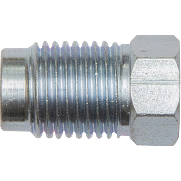 Brake Nut Connector M10 x 1.0 - 18mm Length, Male Metric Pack of 50