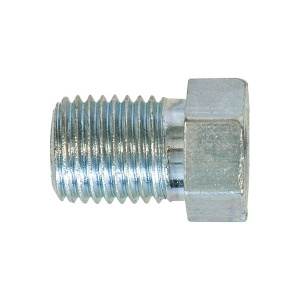 Brake Nut 3/8" UNF x 24 TPI - 16mm Length, Short Male, For 3/16" Pipe Pack of 50