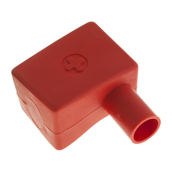 Battery Terminal Cover L?Shape Red Positive for Cables up to 50mm² (14mm Entry) Pack of 10
