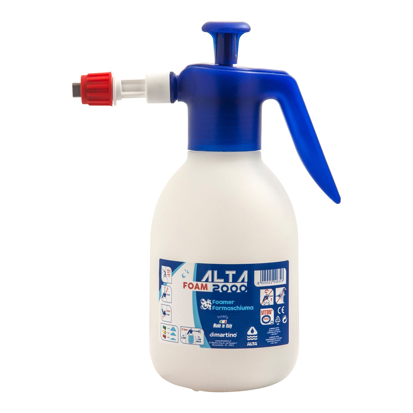ALTA Foam Pressure Sprayer - 1.8L Working Capacity, Viton Seals, Rich Foam Lance Qty 1