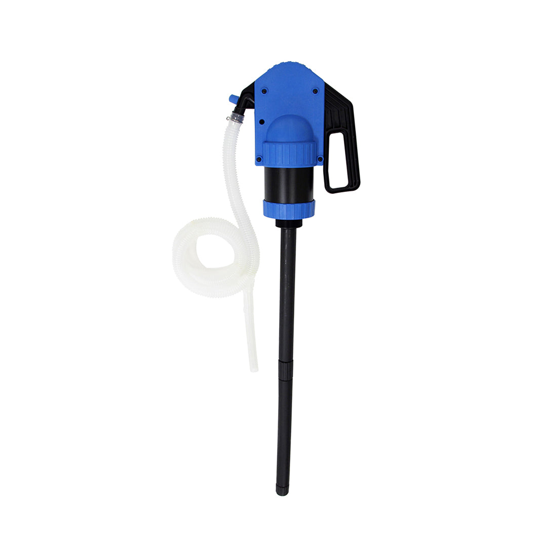 Lever Barrel Pump - For 50–205L Drums, Polypropylene Body, Viton Seals, 500cc Flow/Stroke, With Hose & Adaptors Qty 1