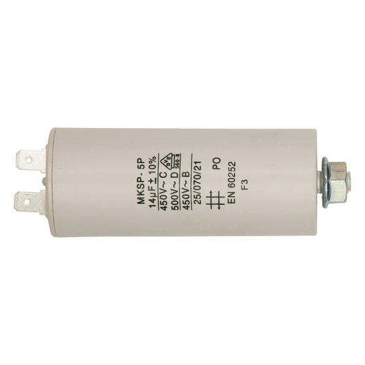 Motor Capacitor - 40µF, Spade Connector, Ø45 x L119mm, EN60252?1 VDE Approved, RoHS Qty 1