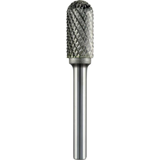 ALPEN Carbide Burr - Ball Nose, Ø8mm Head, L65mm, Ø6mm Shaft, Tungsten Carbide, Universal No.6 Cut Qty 1