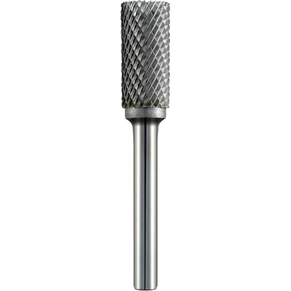 ALPEN Carbide Burr - Conical Round Nose, Ø8mm Head, L65mm, Ø6mm Shaft, Tungsten Carbide, Universal No.6 Cut Qty 1