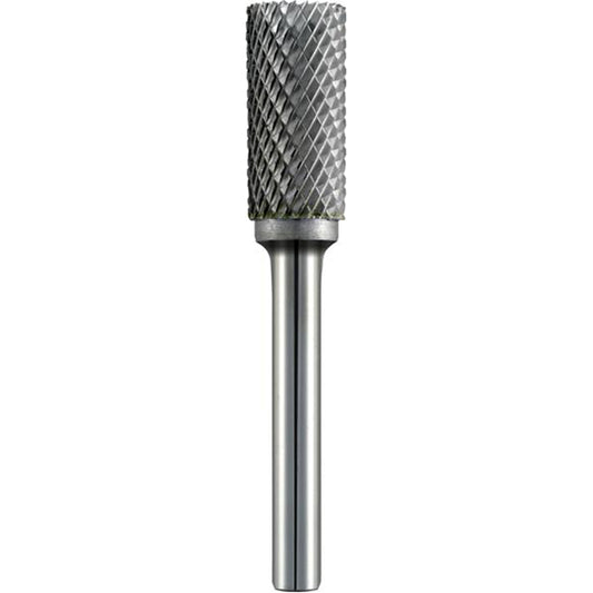 ALPEN Carbide Burr - Cylindrical Front, Ø6mm Head, L65mm, Ø6mm Shaft, Tungsten Carbide, Universal No.6 Cut Qty 1