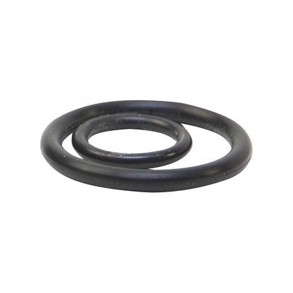 Dust Cover Black Rubber 10.5mm Small Hole 25mm Large Hole 23mm Height With O-Ring Pack of 10