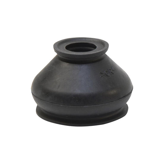 Dust Cover - Black Rubber, 12mm Small Hole, 28mm Large Hole, 26.5mm Height, With O?Ring Pack of 10