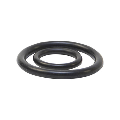 Dust Cover Black Rubber 12mm Small Hole 28mm Large Hole 26.5mm Height With O-Ring Pack of 10