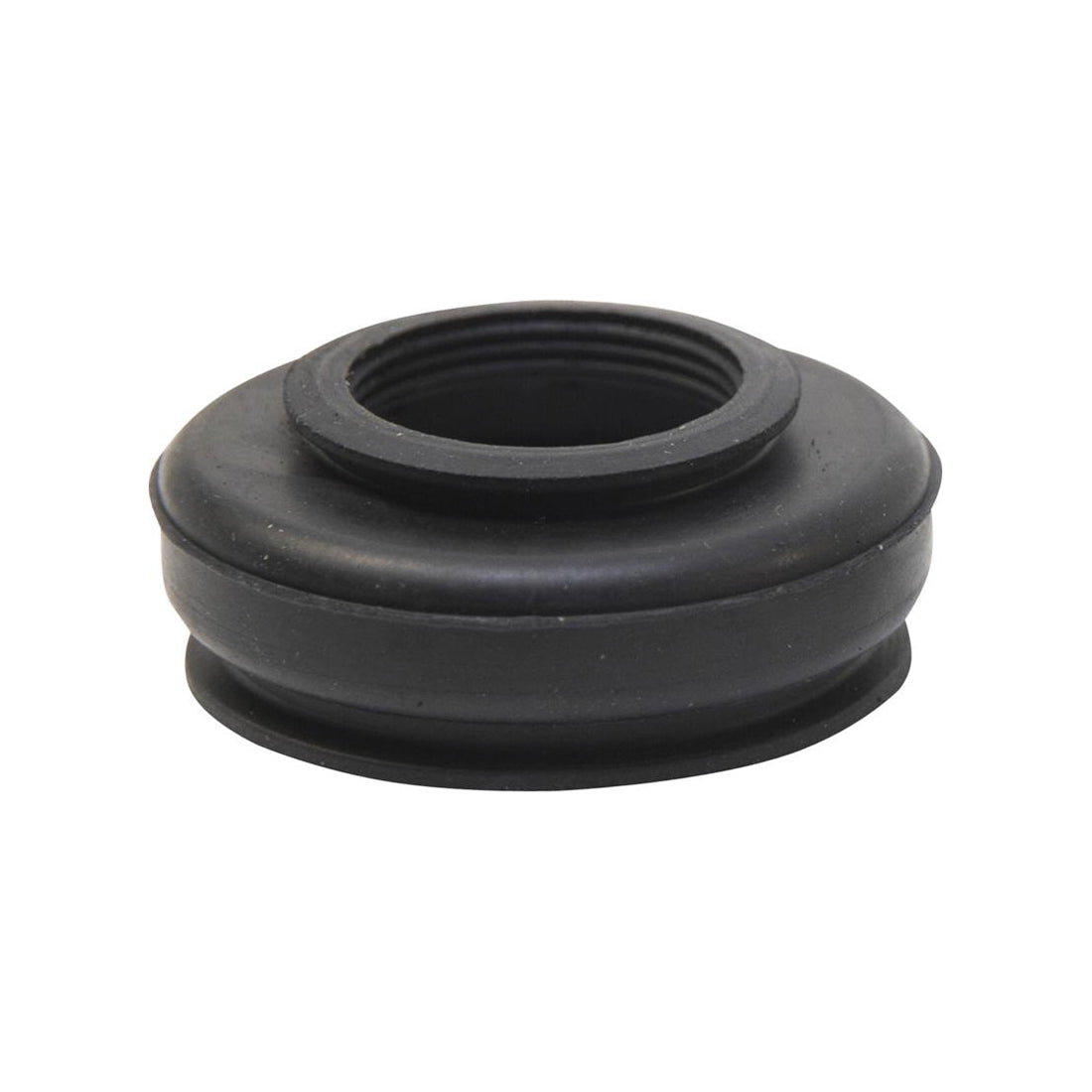 Dust Cover - Black Rubber, 18.5mm Small Hole, 28.6mm Large Hole, 15.5mm Height, With O?Ring Pack of 10