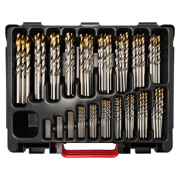 Dormer A002 HSS Drill Bit Set 170pc Bright Finish TiN Tipped Plastic Case Qty 1 Set