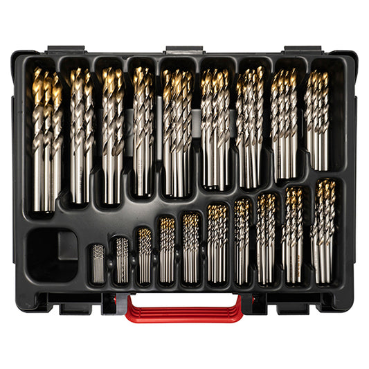 Dormer A002 HSS Drill Bit Set 170pc Bright Finish TiN Tipped Plastic Case Qty 1 Set