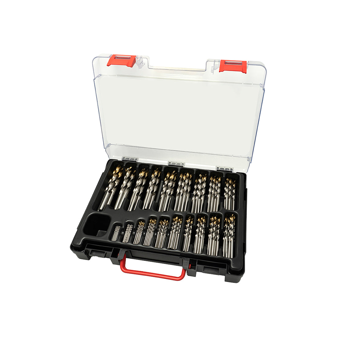 Dormer A002 HSS Drill Bit Set 170pc Bright Finish TiN Tipped Plastic Case Qty 1 Set