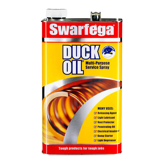 SWARFEGA SWARFEGA Duck Oil - 5 Litre Tin, Silicone?Free Multi?Purpose Service Spray Qty 1