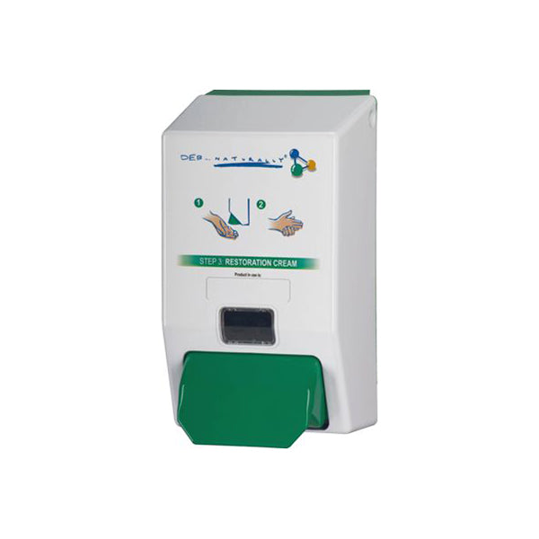 DEB Dispenser 1L Conditioner Cream Unit Supplied Empty Compatible with 1L Cartridges Qty 1