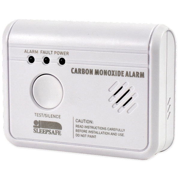SLEEPSAFE SLEEPSAFE Carbon Monoxide Alarm - 10 Year Sealed Battery, EN50291 Certified, LED Indicators, 85dB Audible Alarm Qty 1