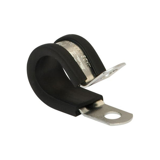 JCS Rubber Lined P?Clip 25mm - Zinc Plated Steel with EPDM Lining Pack of 50
