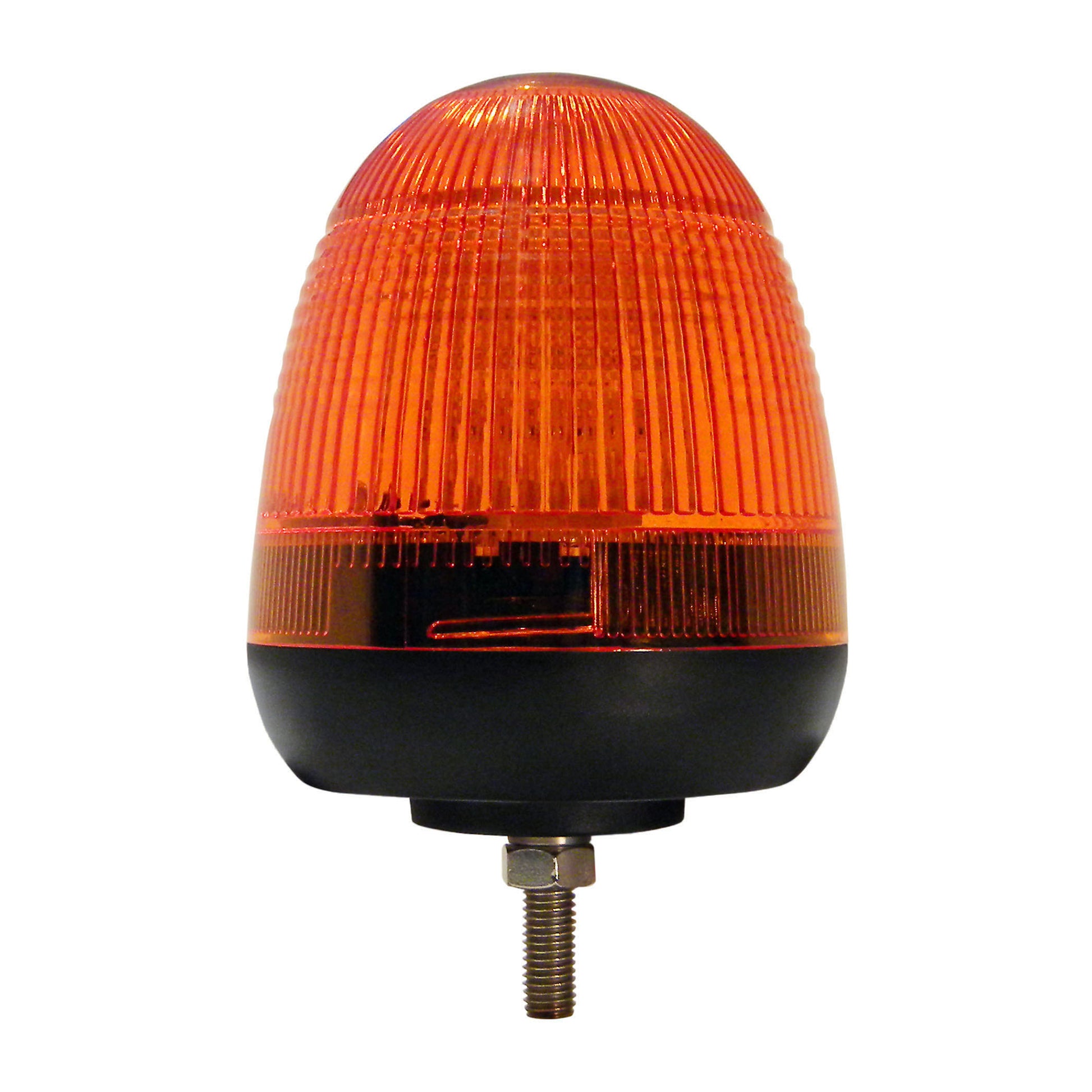 Beacon - LED Rotating Single Point Mount, Amber, 12/24V, IP65, ECE R65/R10, 40 LEDs, ABS/Polycarbonate, 3 Flash Patterns Qty 1