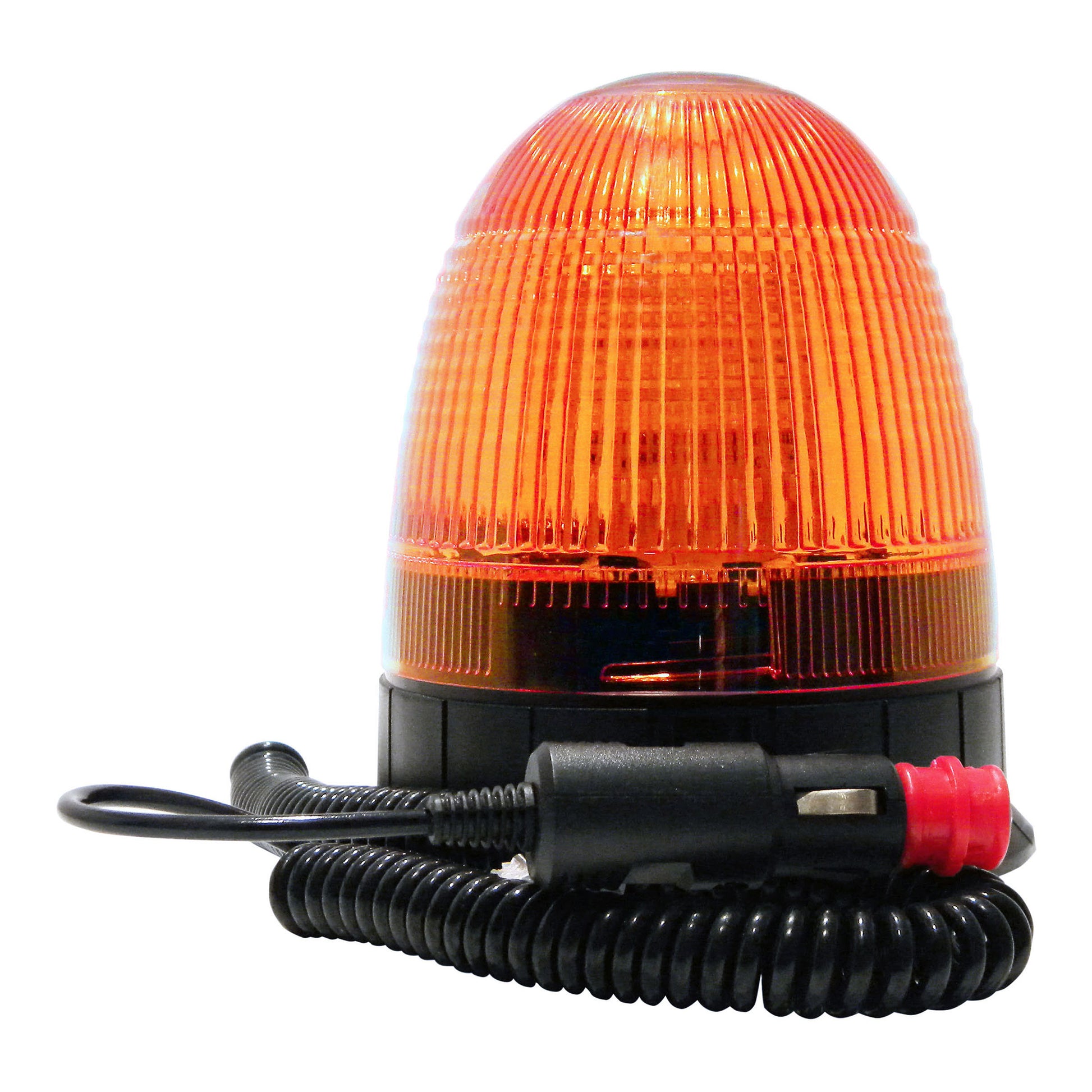 Beacon - LED Rotating Magnetic Base, Amber, 12/24V, IP65, ECE R65/R10, 40 LEDs, ABS/Polycarbonate, 3 Flash Patterns Qty 1