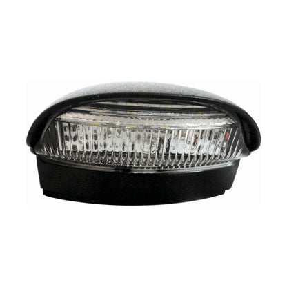 LED Number Plate Lamp - 72 x 50mm, 10?30V, ABS Housing, Polycarbonate Lens, IP67, ECE Reg 4 Qty 1