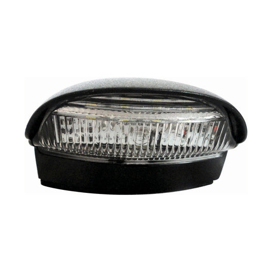 LED Number Plate Lamp - 72 x 50mm, 10?30V, ABS Housing, Polycarbonate Lens, IP67, ECE Reg 4 Qty 1