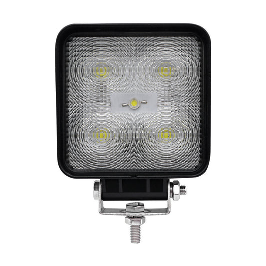 LED Worklamp - 4" Square, 12?28V, 1050Lm, Aluminium Housing, Acrylic Lens, IP67, EMC Approved Qty 1