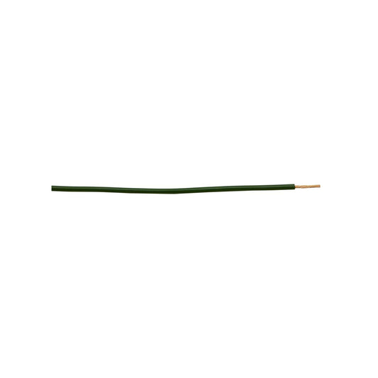 Thick Wall Single Cable - 1mm, Green, 14/0.30 Strand, 50m Roll, 8.75A Rating, For Commercial Applications Length 50 m