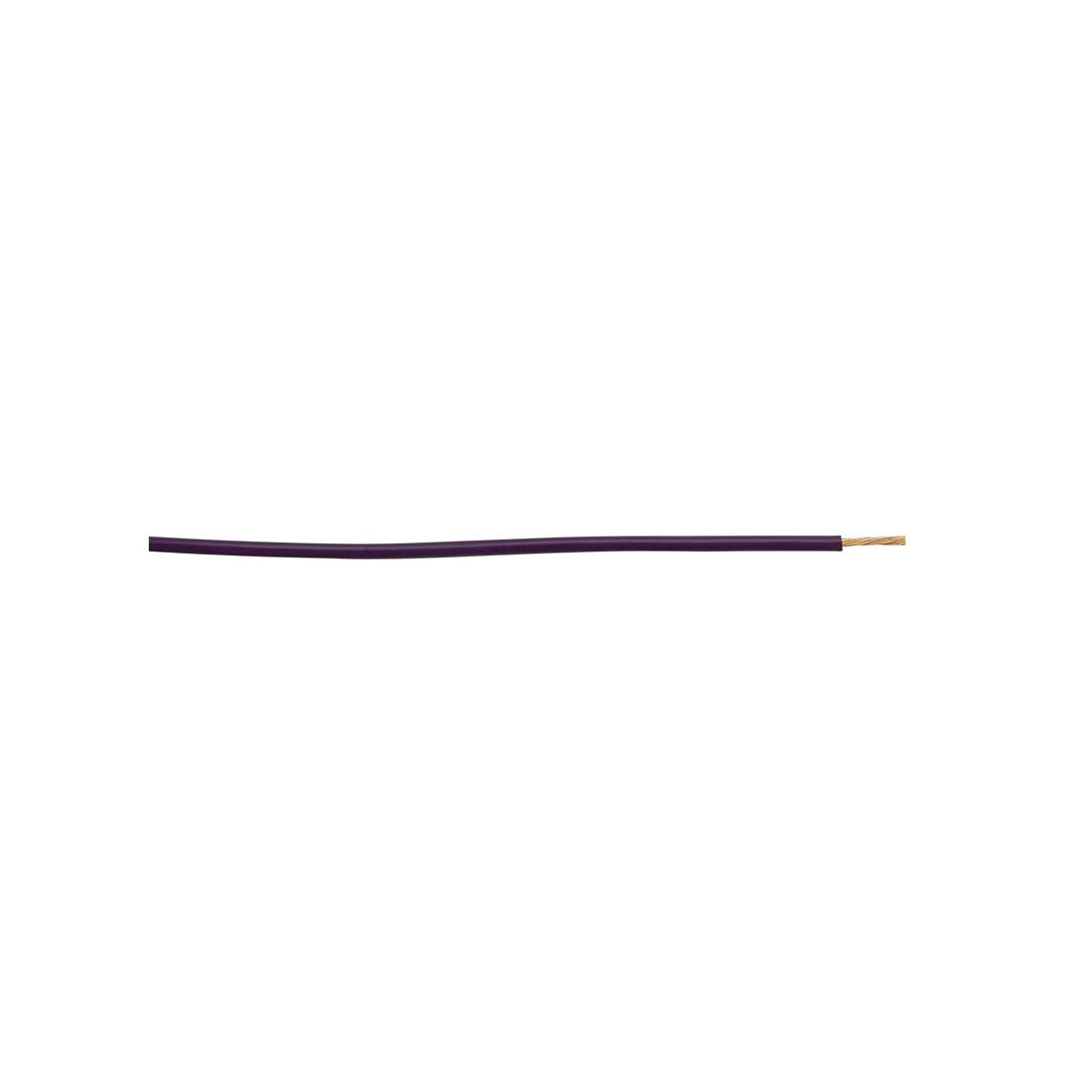Thick Wall Single Cable - 1mm, Purple, 14/0.30 Strand, 50m Roll, 8.75A Rating, For Commercial Applications Length 50 m