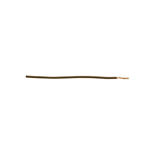 Thin Wall Single Cable - 1mm, Brown, 32/0.20 Strand, 50m Roll, 16.5A, ISO 6722 Class B, For Lamps & Accessories Length 50 m