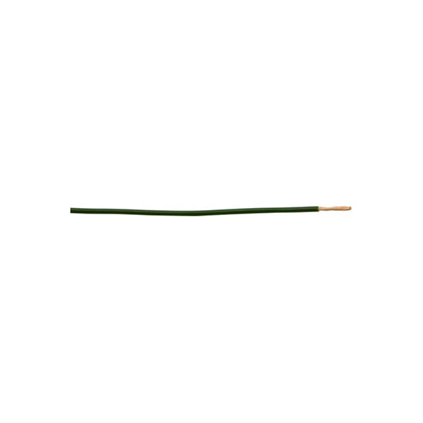 Thin Wall Single Cable - 1mm, Green, 32/0.20 Strand, 50m Roll, 16.5A, ISO 6722 Class B, For Lamps & Accessories Length 50 m
