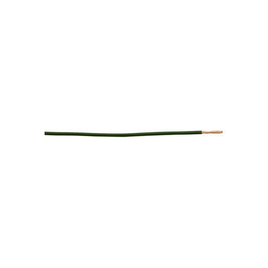 Thin Wall Single Cable - 1mm, Green, 32/0.20 Strand, 50m Roll, 16.5A, ISO 6722 Class B, For Lamps & Accessories Length 50 m