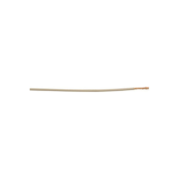 Thin Wall Single Cable - 1mm, White, 32/0.20 Strand, 50m Roll, 16.5A, ISO 6722 Class B, For Lamps & Accessories Length 50 m