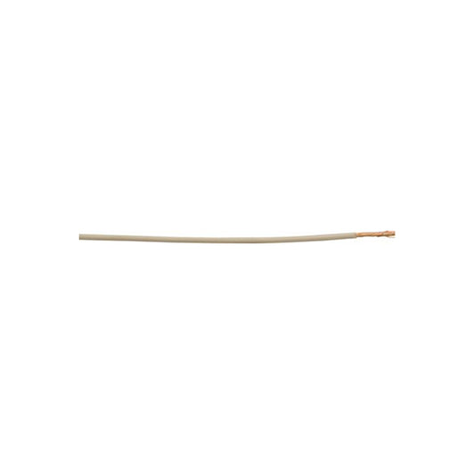 Thin Wall Single Cable - 1mm, White, 32/0.20 Strand, 50m Roll, 16.5A, ISO 6722 Class B, For Lamps & Accessories Length 50 m
