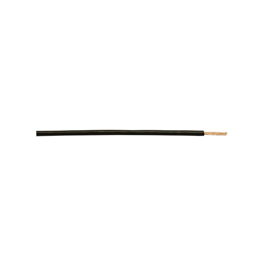 Thick Wall Single Cable - 2mm, Black, 28/0.30 Strand, 50m Roll, 17.5A, For Commercial Applications Length 50 m