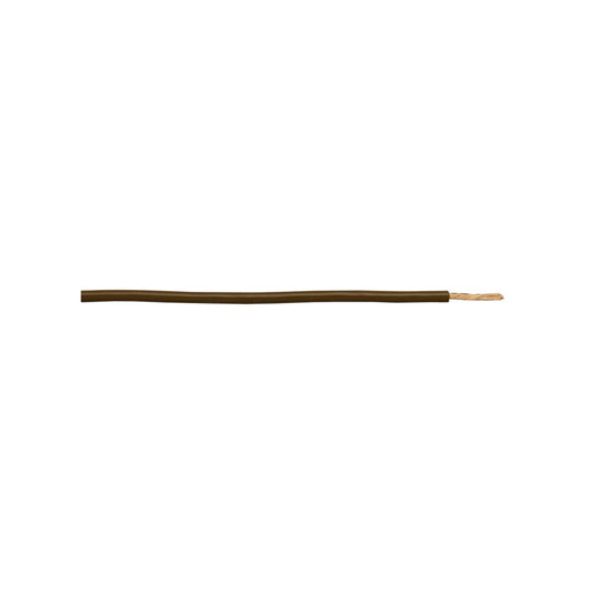 Thick Wall Single Cable - 2mm, Brown, 28/0.30 Strand, 50m Roll, 17.5A, For Commercial Applications Length 50 m