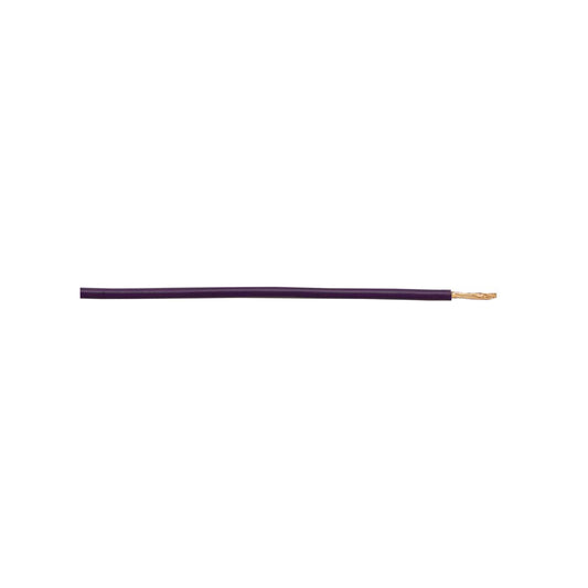 Thick Wall Single Cable - 2mm, Purple, 28/0.30 Strand, 50m Roll, 17.5A, For Commercial Applications Length 50 m