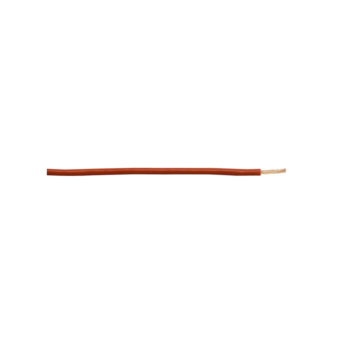 Thick Wall Single Cable - 2mm, Red, 28/0.30 Strand, 50m Roll, 17.5A, For Commercial Applications Length 50 m
