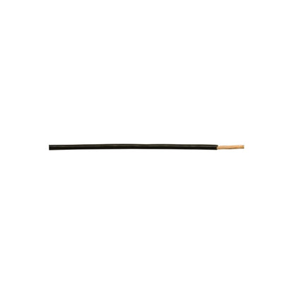 Thin Wall Single Cable - 2mm, Black, 28/0.30 Strand, 50m Roll, 25A, ISO 6722 Class B, For Headlamps & Heaters Length 50 m